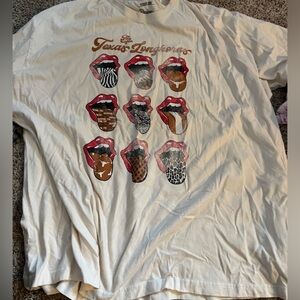 super oversized longhorns t shirt